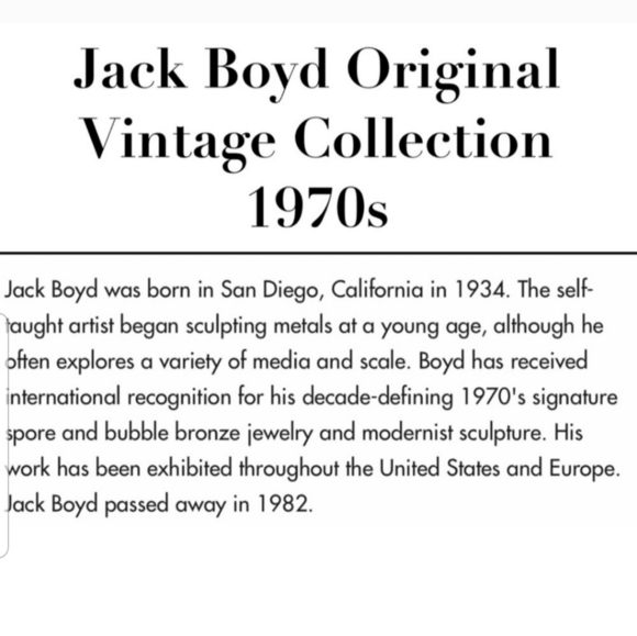 RARE JACK BOYD Brutalist Modernist Bronze Sterling Tiger's Eye Ring - Picture 3 of 10